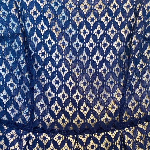 NWT Tahari A-line dress - tatted lace (6) - Picture 5 of 12